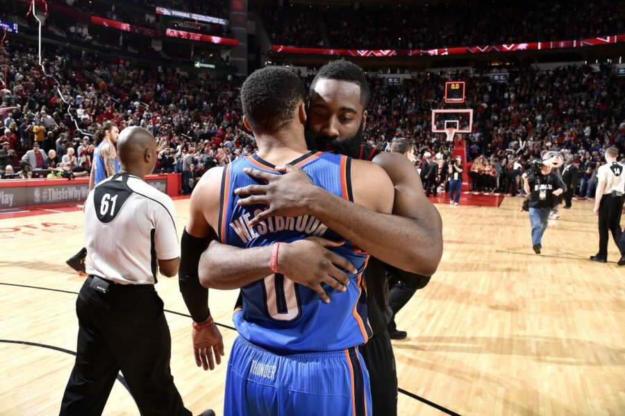 James Harden et Russell Westbrook enfin réunis !