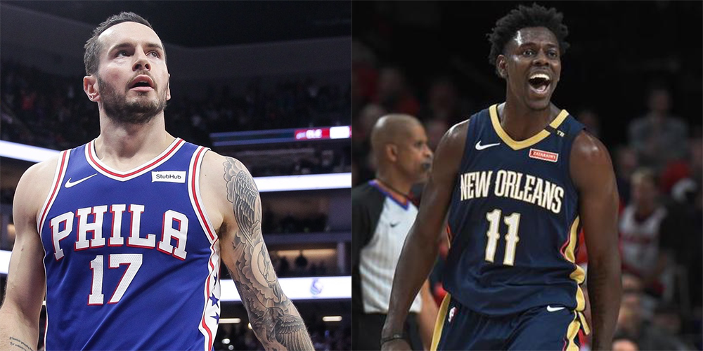 JJ Redick et Jrue Holiday