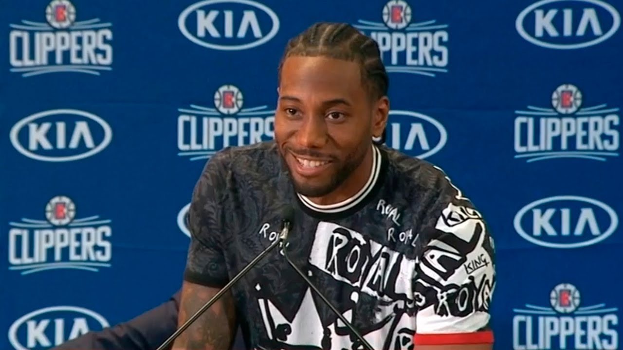 Kawhi Leonard laugh