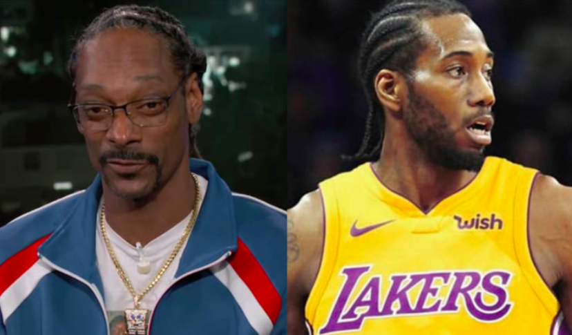 snoop dogg kawhi leonard lakers