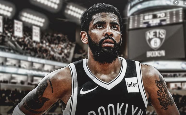 Kyrie Irving sous le maillot des Nets