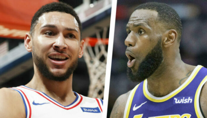 lebron James ben Simmons troll