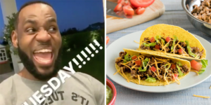 NBA – LeBron avait un nouvel invité pour son Taco Tuesday !