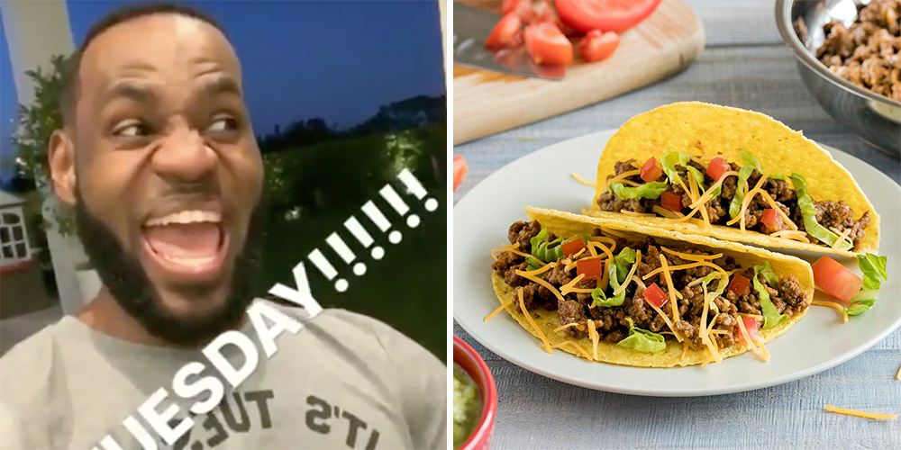 LeBron James devient fou le jour du "Taco Tuesday"