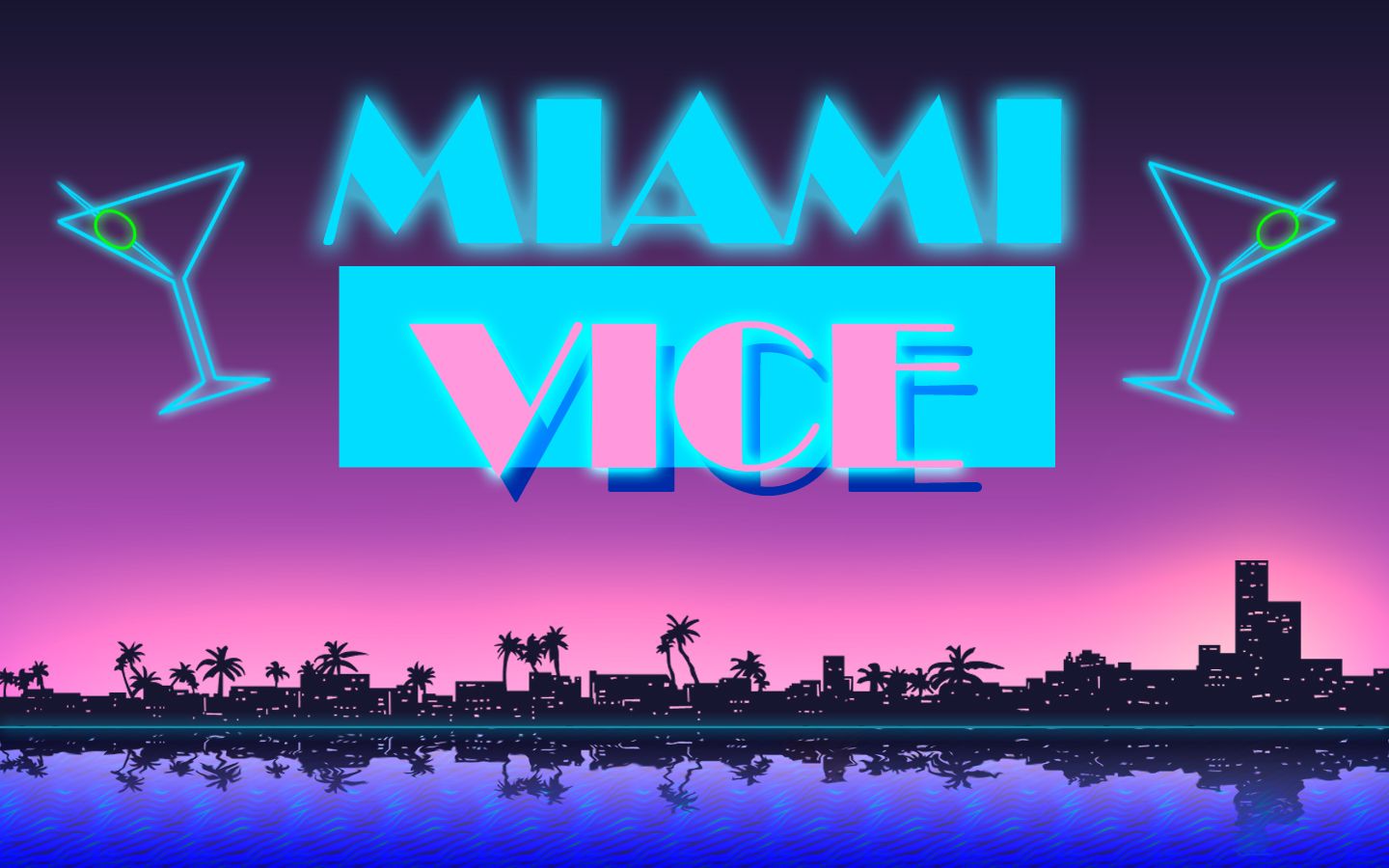 Не лето и майами новая. Майами 80-х Вайс Сити. Miami vice надпись. Логотипы в стиле Майами. Обои на рабочий стол Майами.