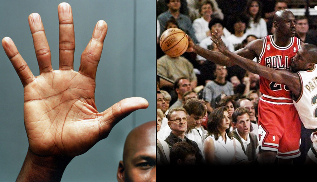 NBA - L'énorme avantage physique de Michael Jordan