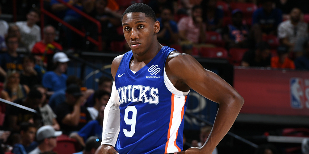 RJ Barrett avec les New York Knicks