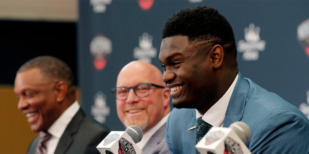 Zion Williamson et David Griffin