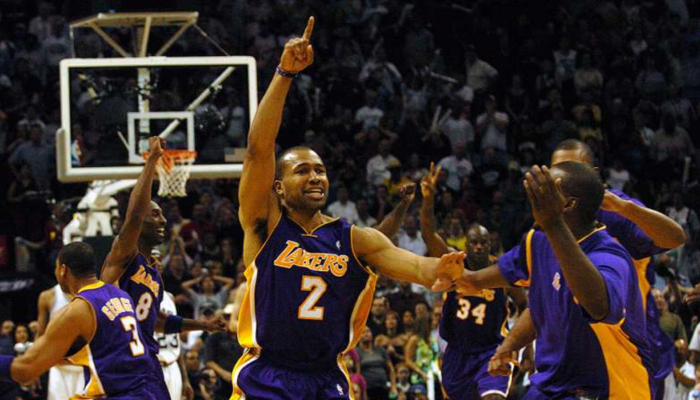 Derek Fisher game Winner 2004 Spurs Game 5