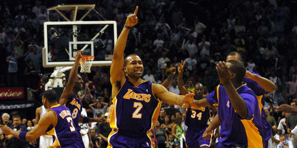 Derek Fisher game Winner 2004 Spurs Game 5