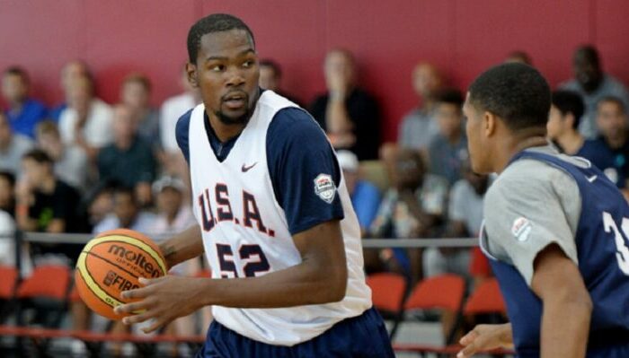 NBA KD avec team USA