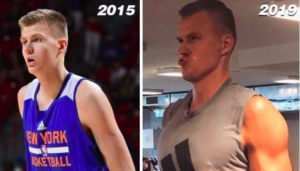NBA – Kristaps Porzingis a lui aussi bien changé physiquement !