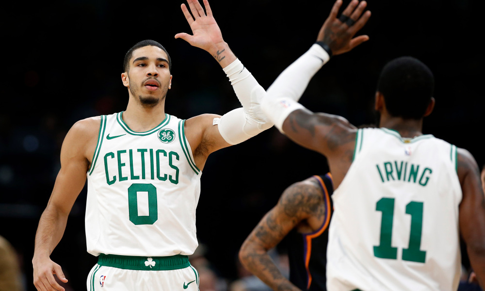 Jayson Tatum et Kyrie Irving toujours en bons termes