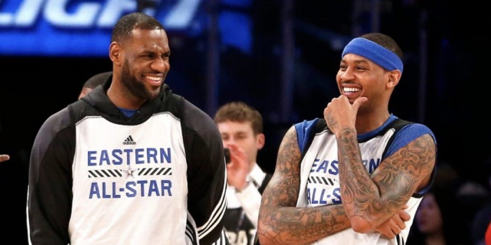 lebron james et carmelo anthony