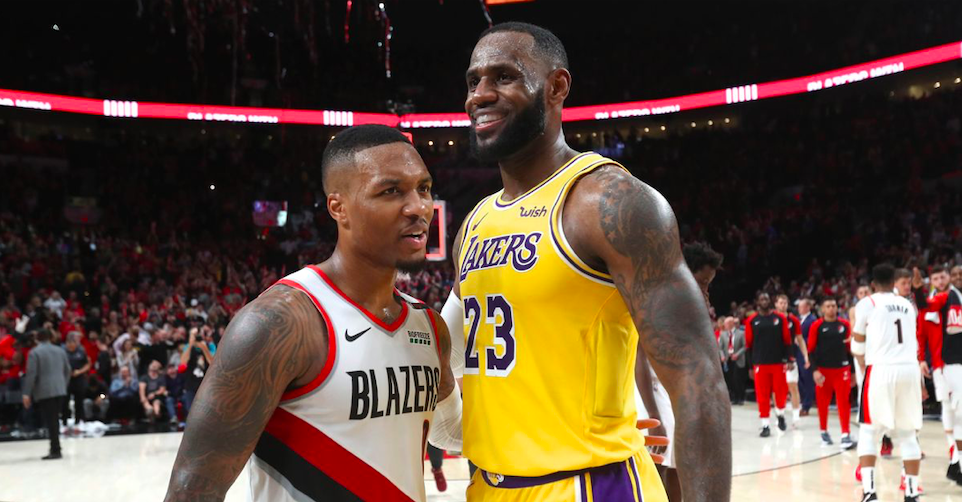 damian lillard lebron james