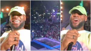 NBA – LeBron fait son Taco Tuesday devant des centaines de fans !