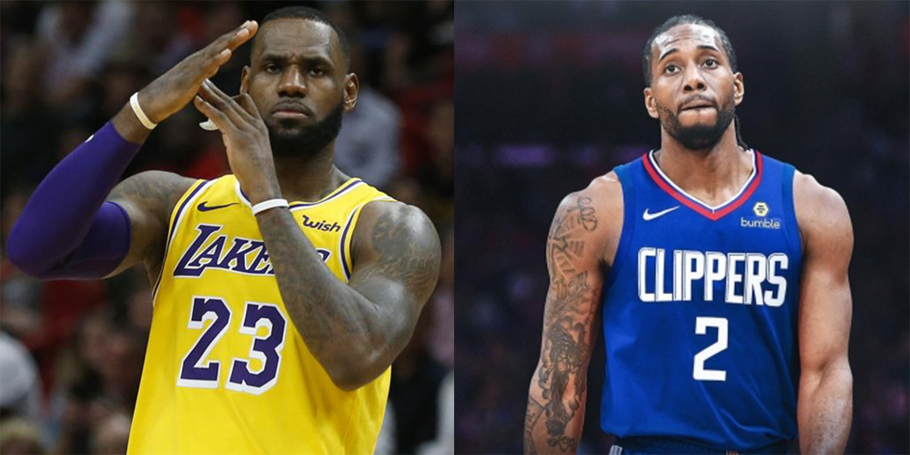 Lebron James Lakers Kawhi Leonard Clippers