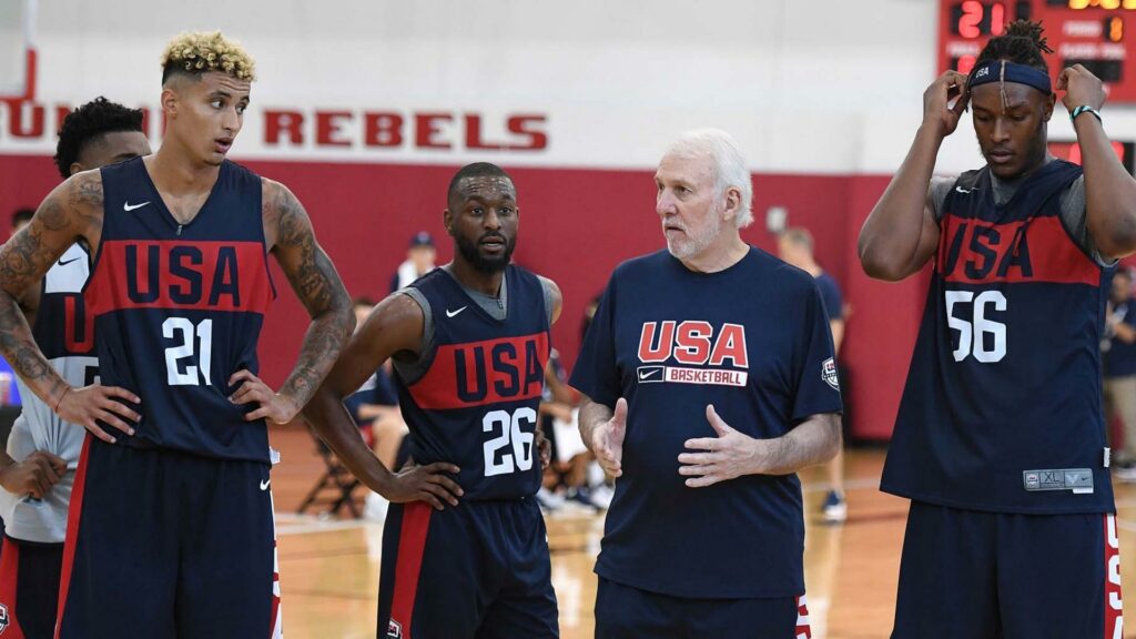 Team USA Popovich Kuzma Walker