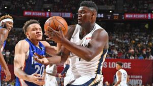 NBA – Kevin Knox parle de son affrontement avec Zion Williamson