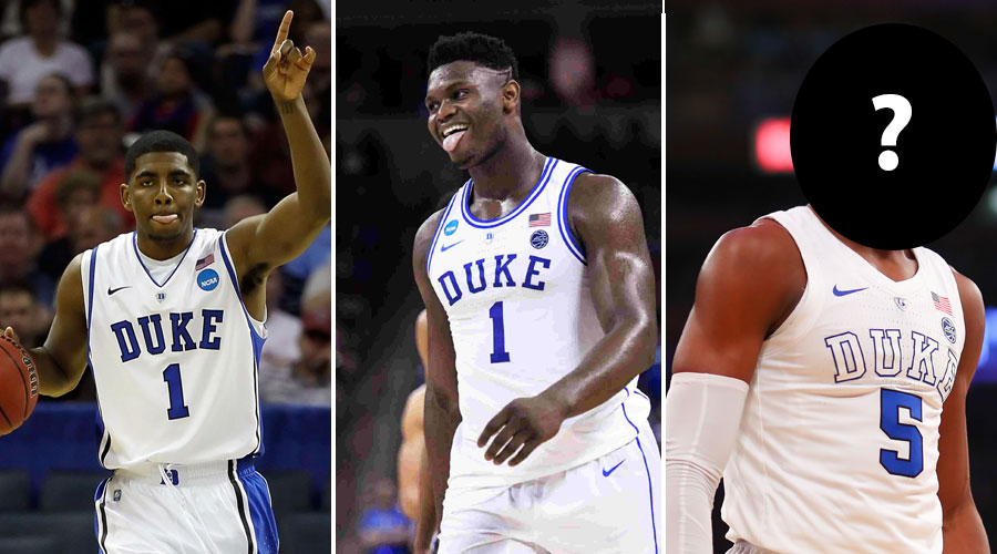 Kyrie Irving et Zion Williamson sous le maillot de Duke