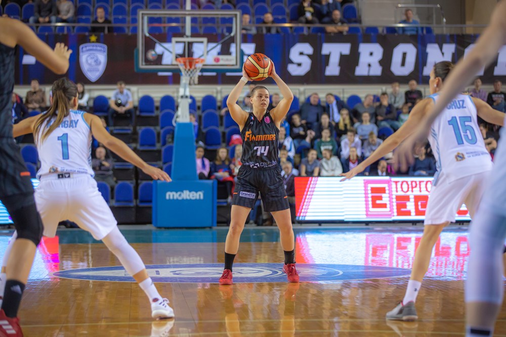 Marie-Eve a disputé l'Euroleague la saison dernière