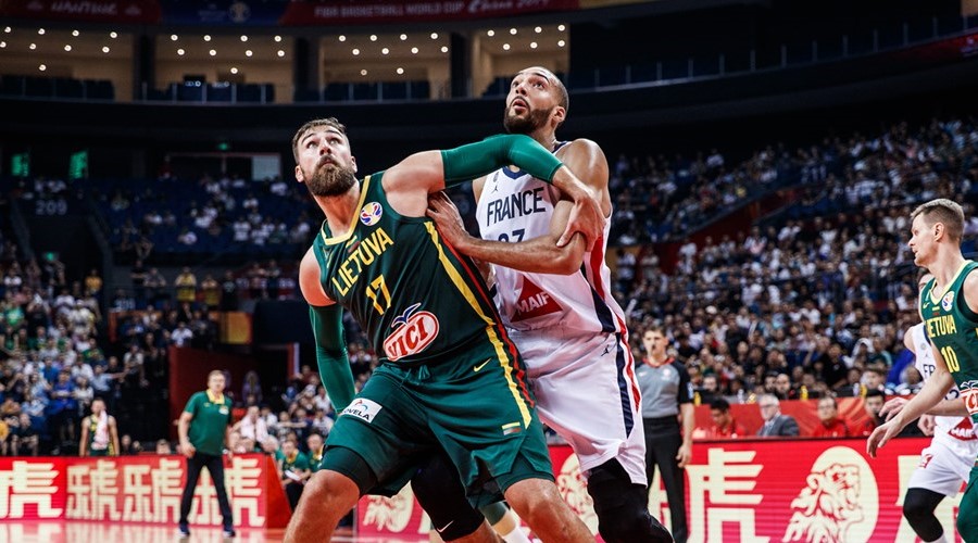 Rudy Gobert geste Lituanie