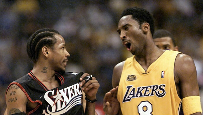 Kobe Bryant et Allen Iverson en plein trash-talking