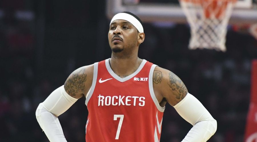 Carmelo Anthony soutenu Rockets