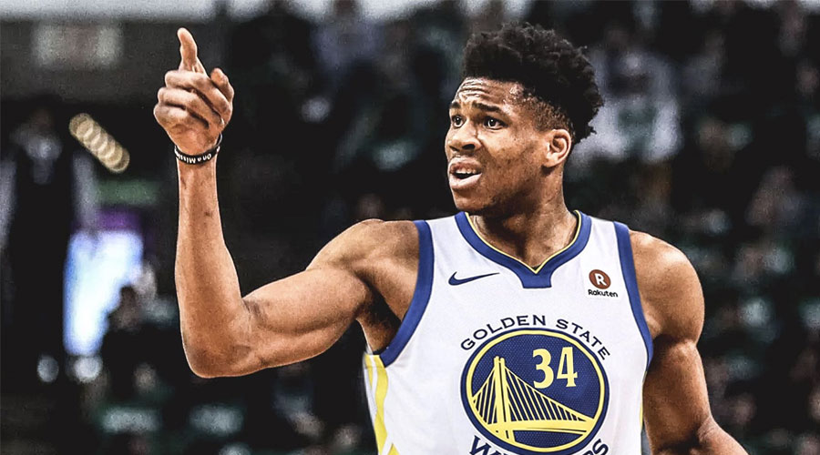 Giannis Antetokounmpo Warriors