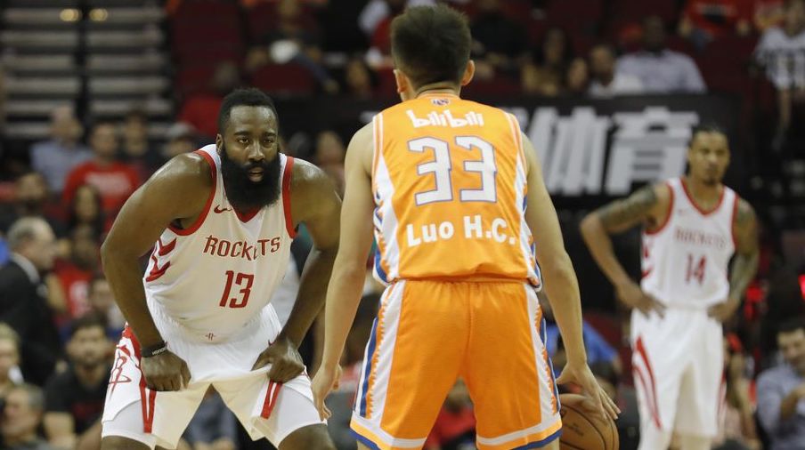 James Harden Houston Rockets Shanghai Sharks