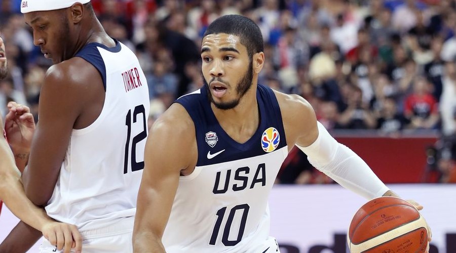 Jayson Tatum blessure Team USa