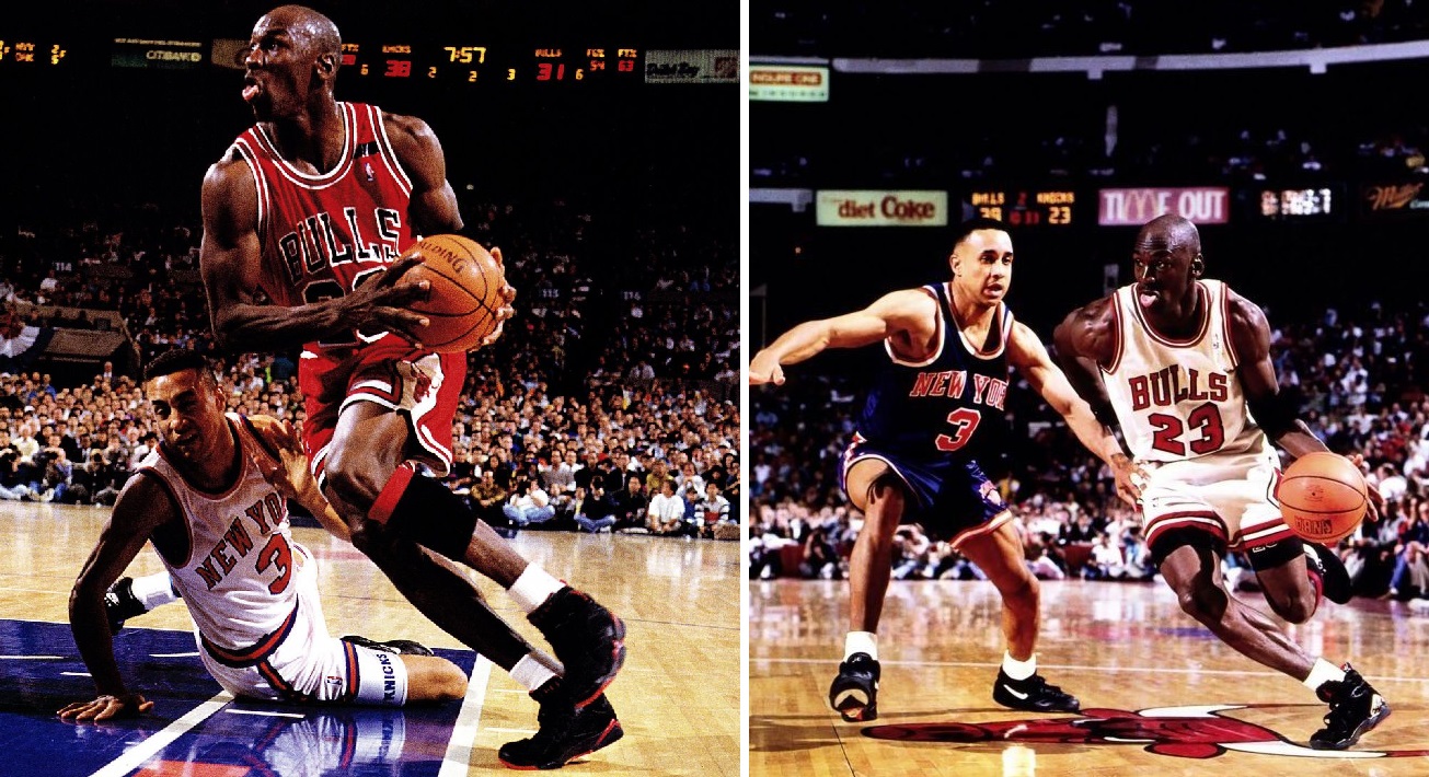 Michael Jordan John Starks