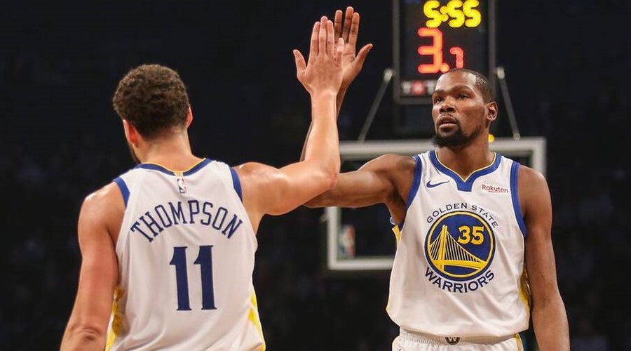 Klay Thompson retenir Kevin Durant