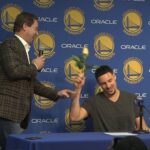 NBA – Quand Klay Thompson zappe son proprio pour les nouveaux vestiaires