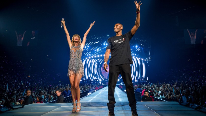 kobe bryant fan de taylor swift