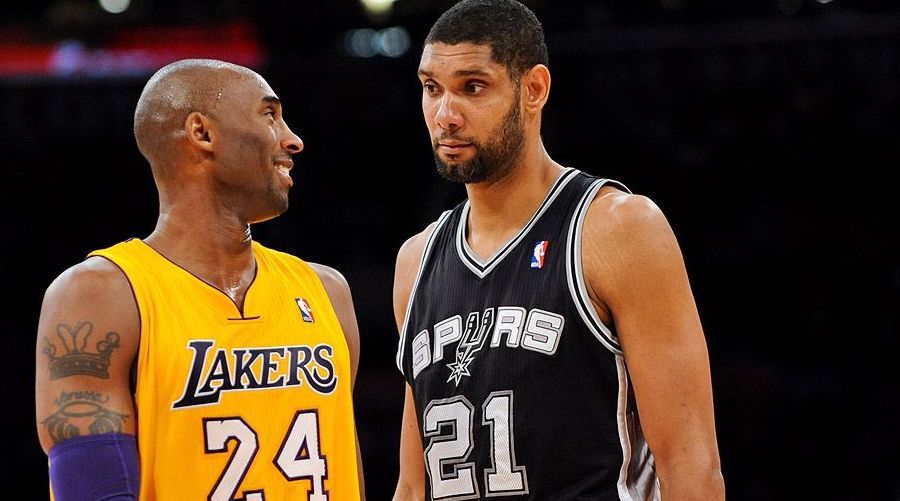 échange entre tim duncan et kobe bryant