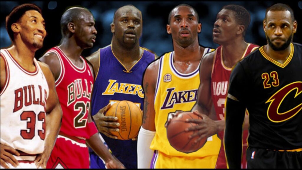 Pippen Jordan Shaq Kobe Hakeem LeBron