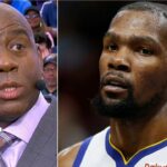NBA – Magic Johnson souhaite le bonheur à Kevin Durant, KD s’emporte et dégaine