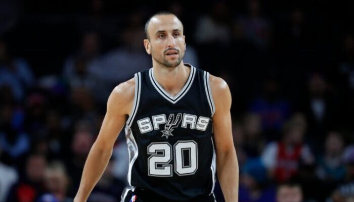 manu ginobili sous le maillot des spurs