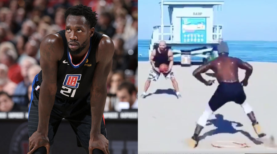 Patrick Beverley entrainement workout timberland