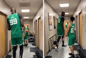 NBA – Tacko Fall dans une séquence virale lors du media day