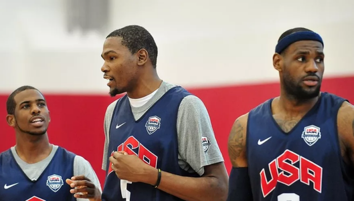 Team USA LeBron James Kevin Durant