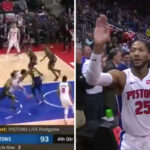 NBA – Un Derrick Rose en mode vintage inscrit le panier de la gagne