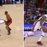 NBA – Jimmy Butler envoie son défenseur danser au sol