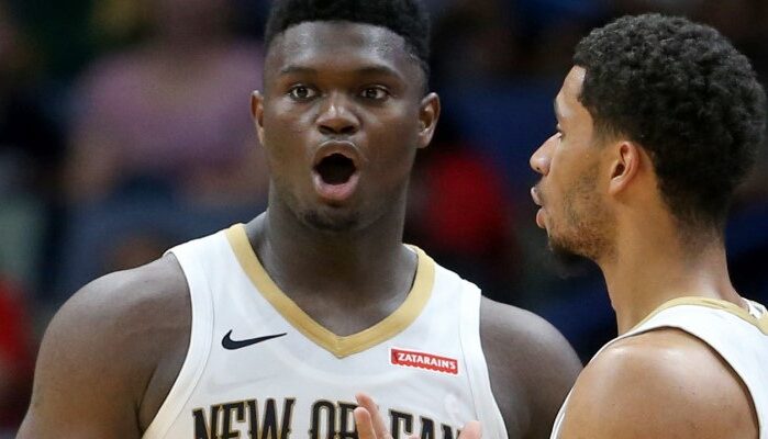 josh hart high five zion williamson