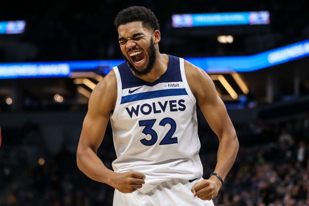 Karl Anthony Towns rentre dans l'histoire de la NBA