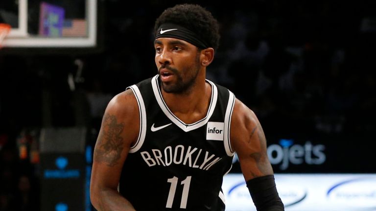 Kyrie Irving pour son premier match avec les Nets