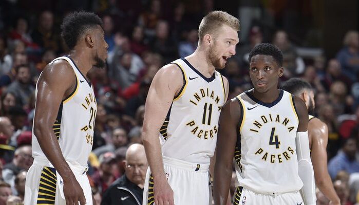 Domantas Sabonis et Victor Oladipo