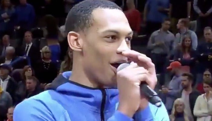 Darius Bazley trolle Kawhi Leonard