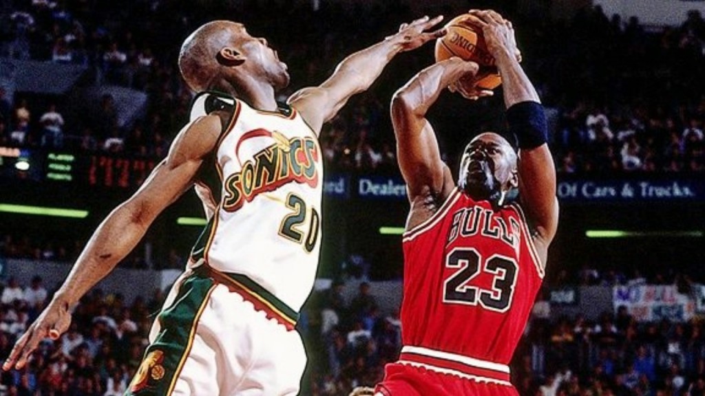 Gary Payton Michael Jordan